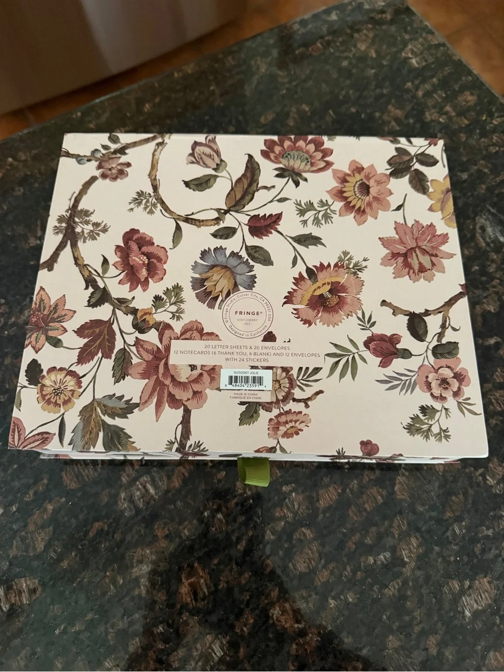 Fringe Boxed Stationary Set